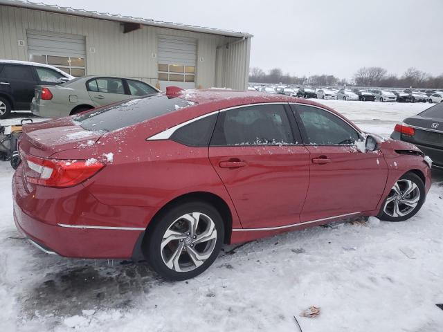 1HGCV1F66JA114159 - 2018 HONDA ACCORD EXL RED photo 3