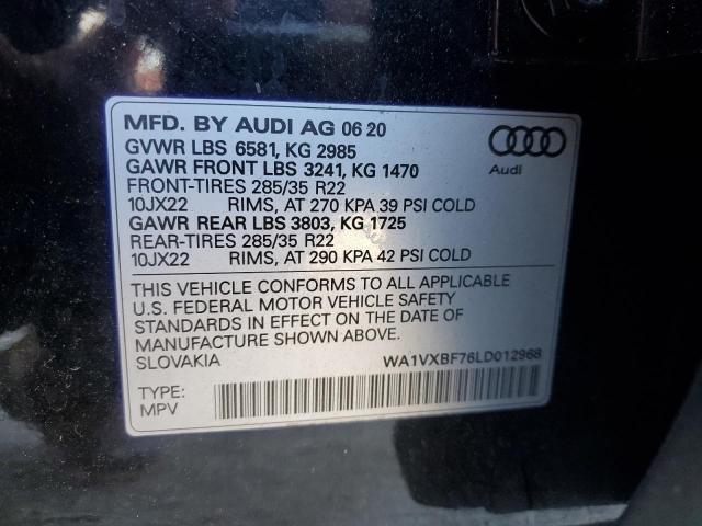 WA1VXBF76LD012968 - 2020 AUDI Q7 PRESTIGE 黑色 照片 13
