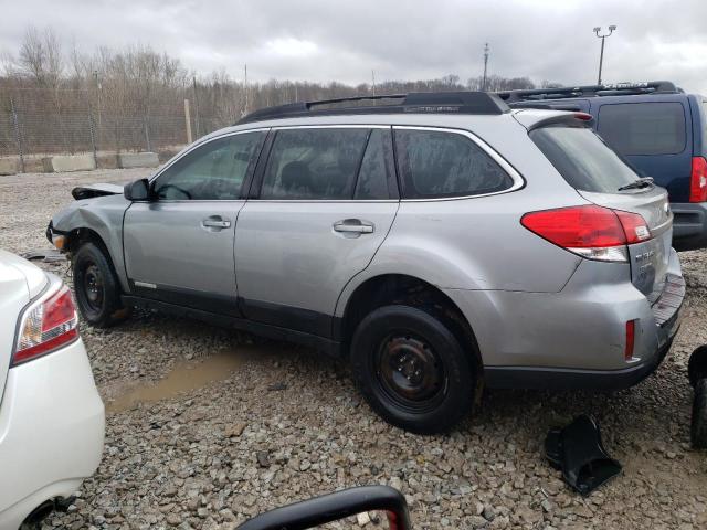 4S4BRCAC1B3431601 - 2011 SUBARU OUTBACK 2.5I SILVER photo 2