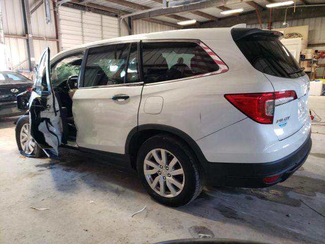 5FNYF5H17LB011904 - 2020 HONDA PILOT LX WHITE photo 2