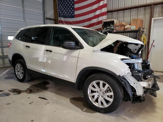 5FNYF5H17LB011904 - 2020 HONDA PILOT LX WHITE photo 4