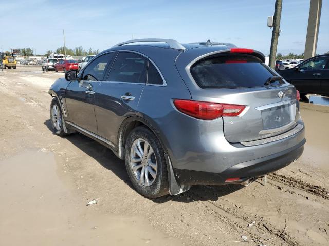 JN8CS1MU8EM450428 - 2014 INFINITI QX70 GRAY photo 2