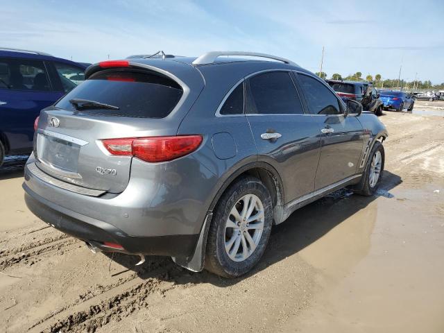 JN8CS1MU8EM450428 - 2014 INFINITI QX70 GRAY photo 3