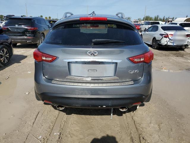 JN8CS1MU8EM450428 - 2014 INFINITI QX70 GRAY photo 6