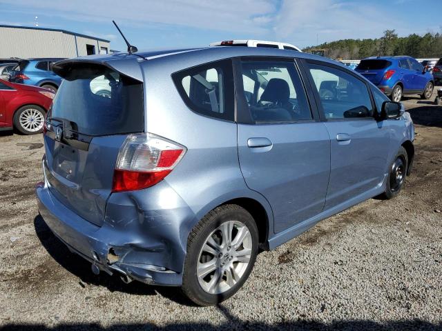 JHMGE8H56BC019215 - 2011 HONDA FIT SPORT BLUE photo 3