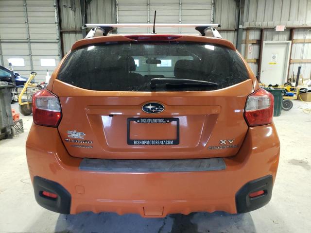 JF2GPAGC0D2854370 - 2013 SUBARU XV CROSSTR 2.0 LIMITED ORANGE photo 6