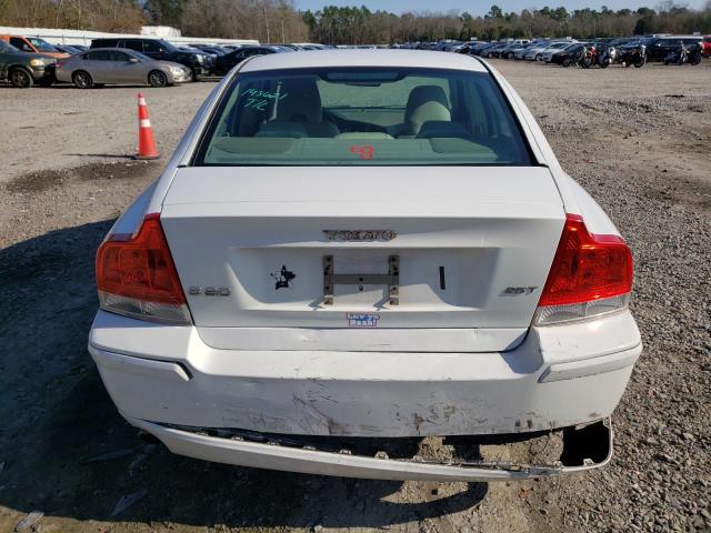 YV1RS592582688817 - 2008 VOLVO S60 2.5T WHITE photo 6