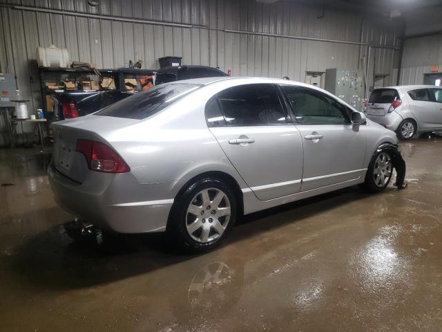 1HGFA16507L043148 - 2007 HONDA CIVIC LX SILVER photo 3