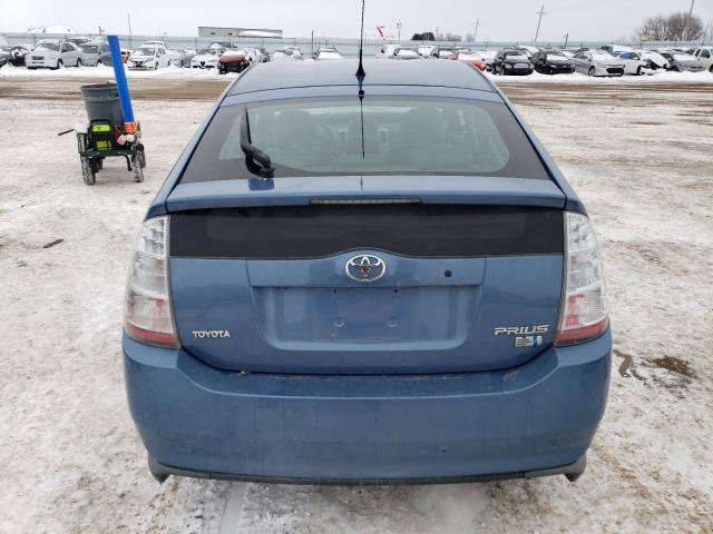 JTDKB20U287776828 - 2008 TOYOTA PRIUS BLUE photo 6