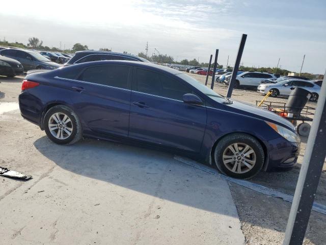 5NPEB4AC1DH528834 - 2013 HYUNDAI SONATA GLS BLUE photo 4