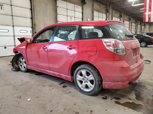 2T1KR32E37C665838 - 2007 TOYOTA COROLLA MA XR RED photo 2