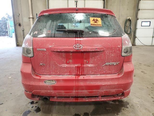 2T1KR32E37C665838 - 2007 TOYOTA COROLLA MA XR RED photo 6