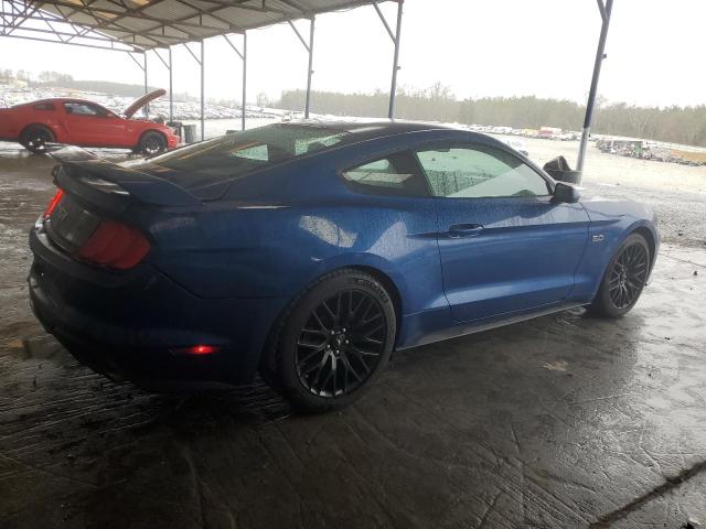 1FA6P8CF9J5164927 - 2018 FORD MUSTANG GT BLUE photo 3