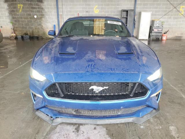 1FA6P8CF9J5164927 - 2018 FORD MUSTANG GT BLUE photo 5