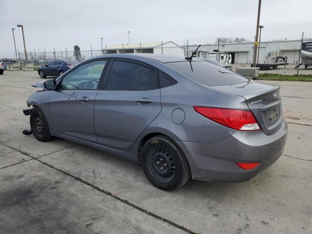 KMHCT4AE9GU109089 - 2016 HYUNDAI ACCENT SE GRAY photo 2