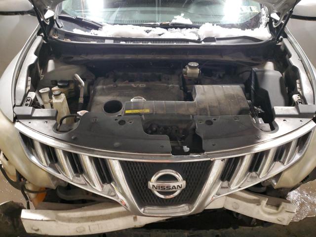 JN8AZ18W29W114007 - 2009 NISSAN MURANO S SILVER photo 11