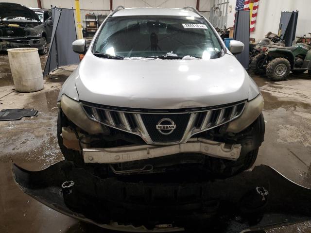 JN8AZ18W29W114007 - 2009 NISSAN MURANO S SILVER photo 5