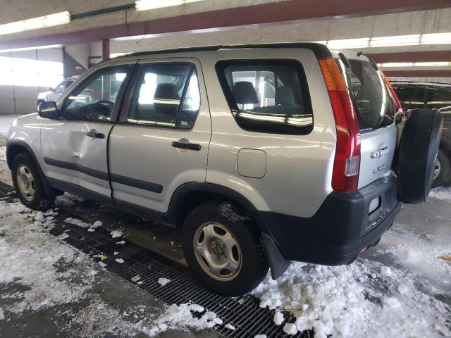 JHLRD78434C041726 - 2004 HONDA CR-V LX SILVER photo 2