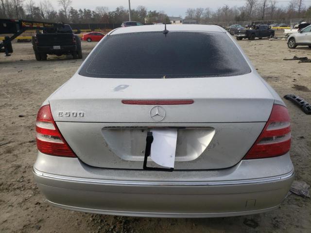 WDBUF70JX3A118409 - 2003 MERCEDES-BENZ E 500 SILVER photo 6