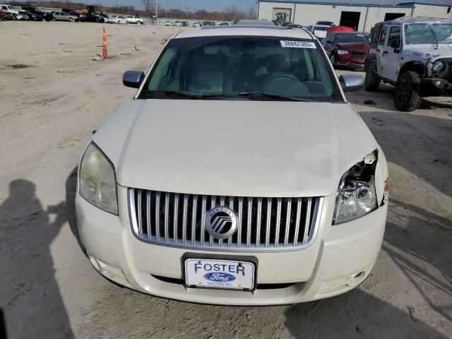 1MEHM42W29G619704 - 2009 MERCURY SABLE PREMIER WHITE photo 5