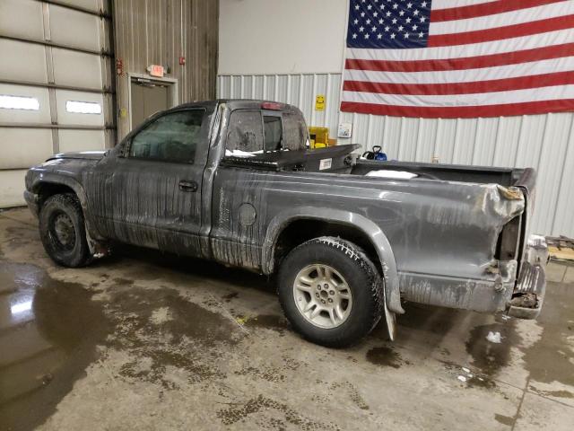 1D7FL16X33S366996 - 2003 DODGE DAKOTA SXT GRAY photo 2