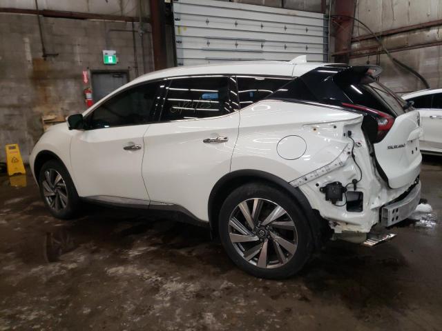 5N1AZ2CS1LN126955 - 2020 NISSAN MURANO SL WHITE photo 2