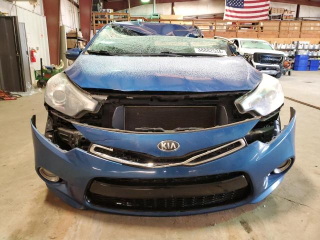 KNAFX6A85E5247518 - 2014 KIA FORTE EX BLUE photo 5