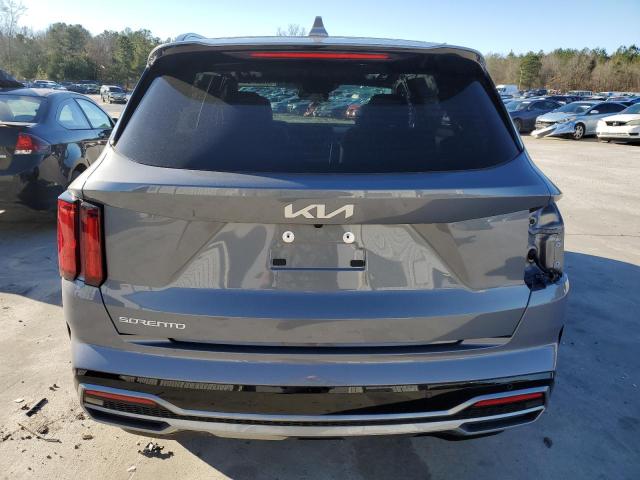 5XYRK4LF0PG232952 - 2023 KIA SORENTO SX GRAY photo 6