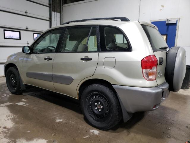 JTEGH20V130100400 - 2003 TOYOTA RAV4 BEIGE photo 2