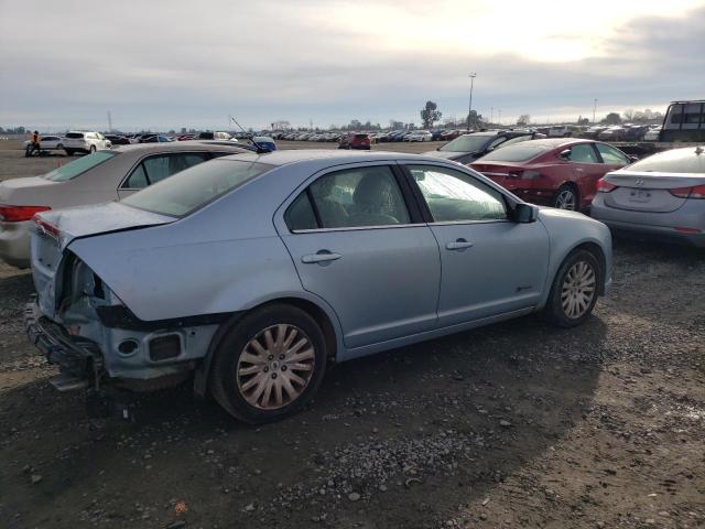 3FADP0L35AR324877 - 2010 FORD FUSION HYBRID BLUE photo 3