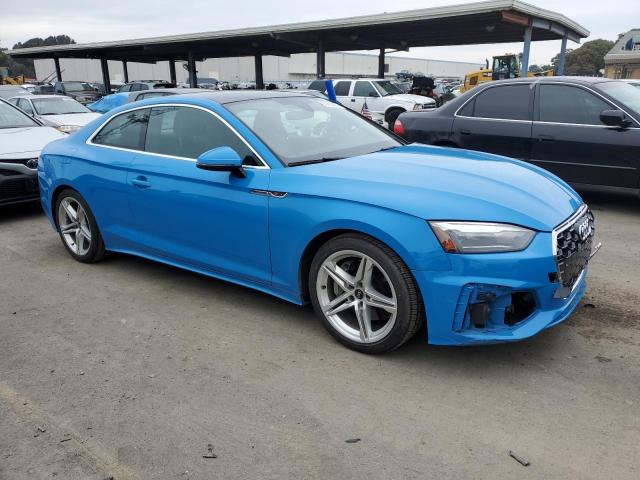 WAUSAAF58NA027394 - 2022 AUDI A5 PREMIUM 45 BLUE photo 4