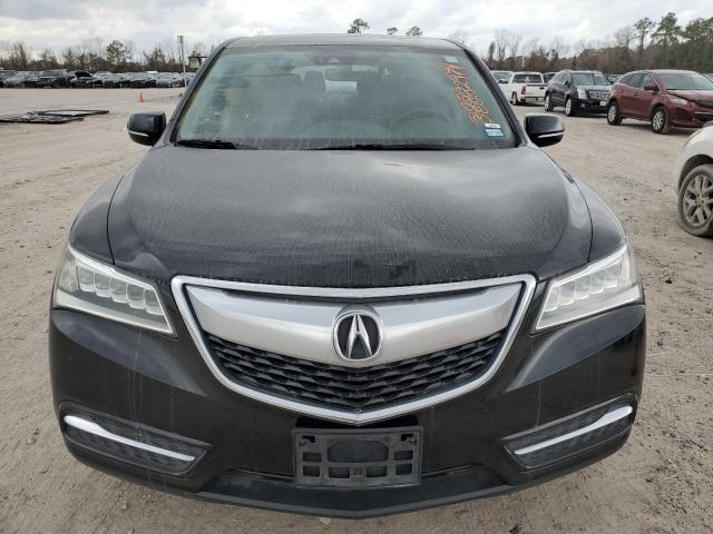 5FRYD3H40GB011641 - 2016 ACURA MDX TECHNOLOGY BLACK photo 5