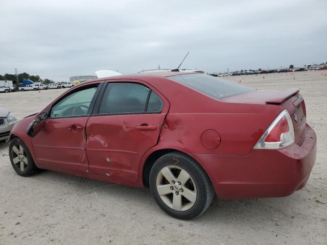 3FAHP07Z58R119148 - 2008 FORD FUSION SE RED photo 2