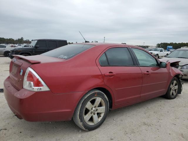 3FAHP07Z58R119148 - 2008 FORD FUSION SE RED photo 3