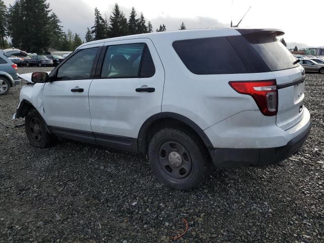 1FM5K8AR5EGC14133 - 2014 FORD EXPLORER POLICE INTERCEPTOR თეთრი ფოტო 2