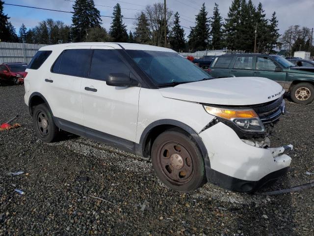 1FM5K8AR5EGC14133 - 2014 FORD EXPLORER POLICE INTERCEPTOR თეთრი ფოტო 4