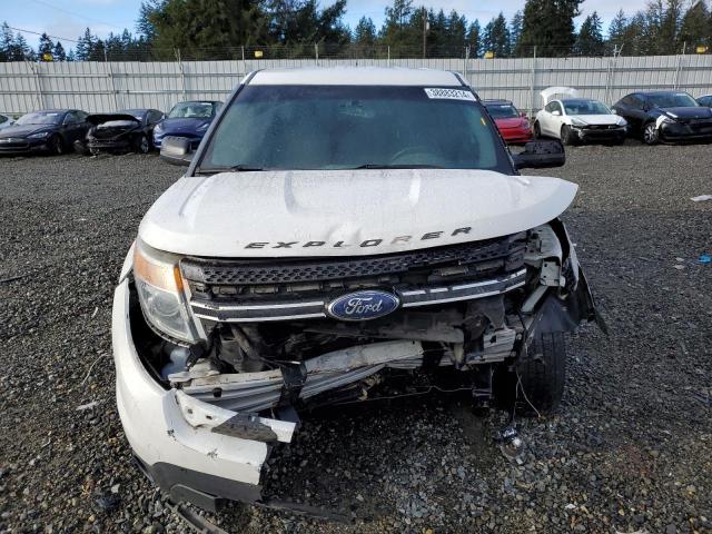 1FM5K8AR5EGC14133 - 2014 FORD EXPLORER POLICE INTERCEPTOR თეთრი ფოტო 5
