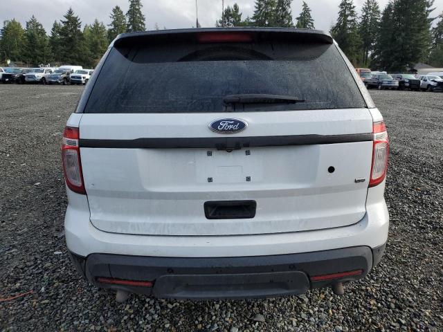 1FM5K8AR5EGC14133 - 2014 FORD EXPLORER POLICE INTERCEPTOR თეთრი ფოტო 6