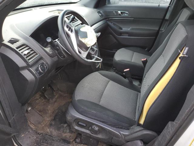 1FM5K8AR5EGC14133 - 2014 FORD EXPLORER POLICE INTERCEPTOR თეთრი ფოტო 7