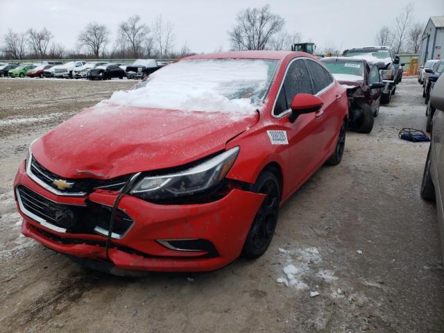 1G1BF5SM2H7116056 - 2017 CHEVROLET CRUZE PREMIER RED photo 1