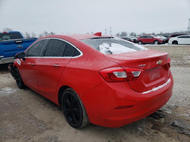 1G1BF5SM2H7116056 - 2017 CHEVROLET CRUZE PREMIER RED photo 2