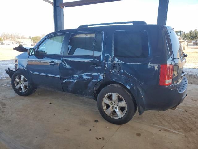 5FNYF4H61BB022921 - 2011 HONDA PILOT EXL BLUE photo 2