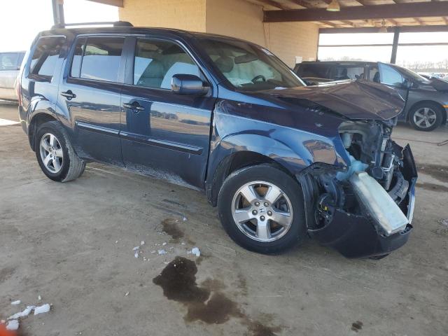 5FNYF4H61BB022921 - 2011 HONDA PILOT EXL BLUE photo 4