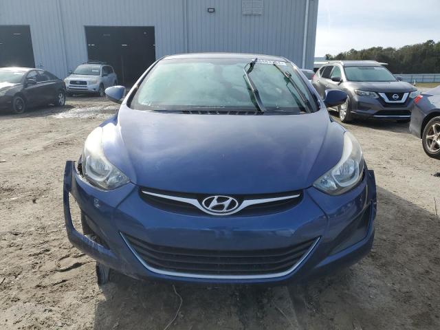 5NPDH4AE7GH777090 - 2016 HYUNDAI ELANTRA SE BLUE photo 5