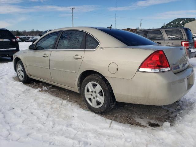 2G1WB58K081343522 - 2008 CHEVROLET IMPALA LS GOLD photo 2