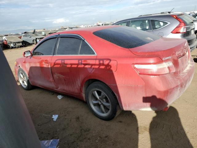 4T1BK46K37U052286 - 2007 TOYOTA CAMRY LE RED photo 2