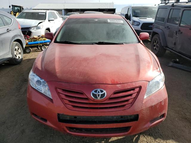 4T1BK46K37U052286 - 2007 TOYOTA CAMRY LE RED photo 5