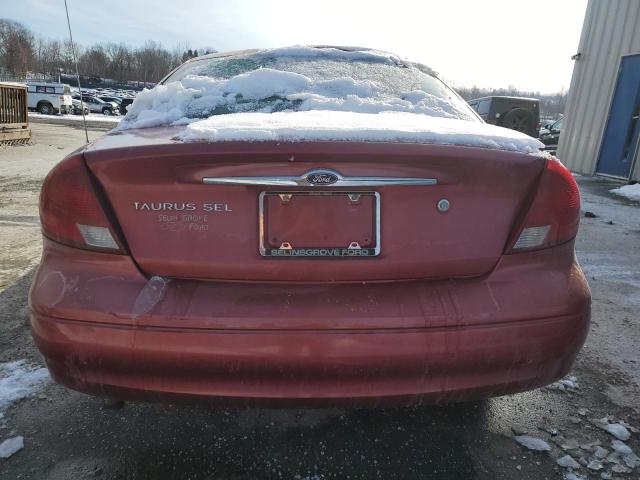 1FAFP56S91A293099 - 2001 FORD TAURUS SEL MAROON photo 6