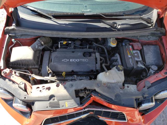 1G1JA6SH5C4131440 - 2012 CHEVROLET SONIC LS 橙色 照片 7
