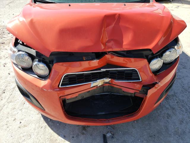 1G1JA6SH5C4131440 - 2012 CHEVROLET SONIC LS 橙色 照片 9